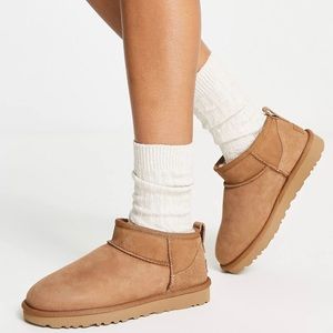 UGG Classic Ultra Mini boots in chestnut